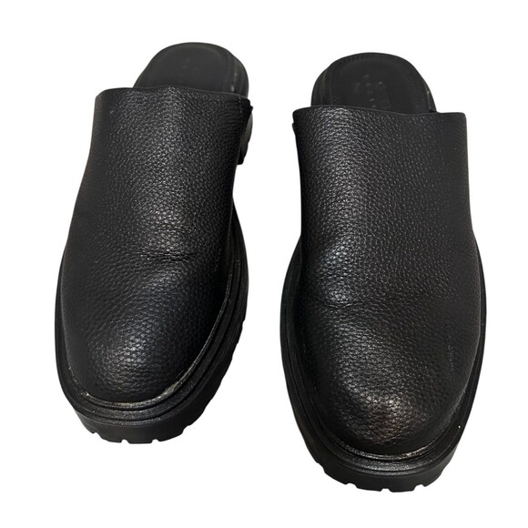 ASOS Design Women’s Black Chunky Mules Slip On Marvin Size 7 - Picture 2 of 12